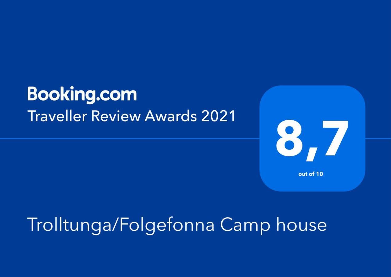 Trolltunga/Folgefonna Camp House Villa Jondal Exterior photo